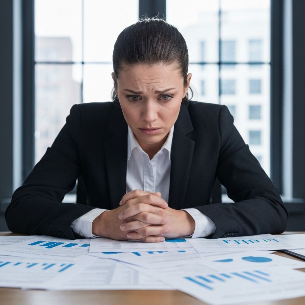 Person reviewing documents